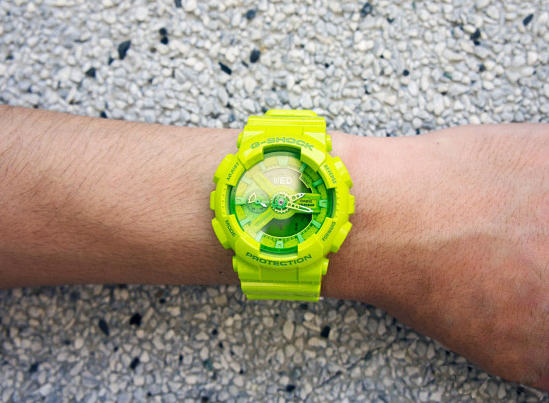 RELOJ G-SHOCK VERDE NEON G-S-103