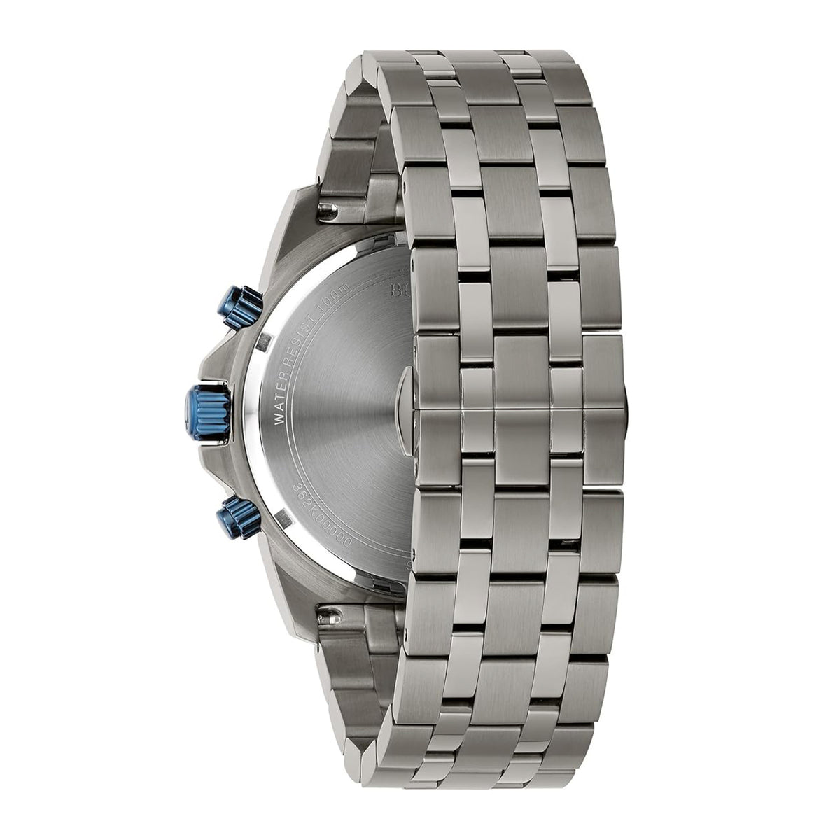 RELOJ BULOVA GRIS CON AZUL 98B411 BUL-17