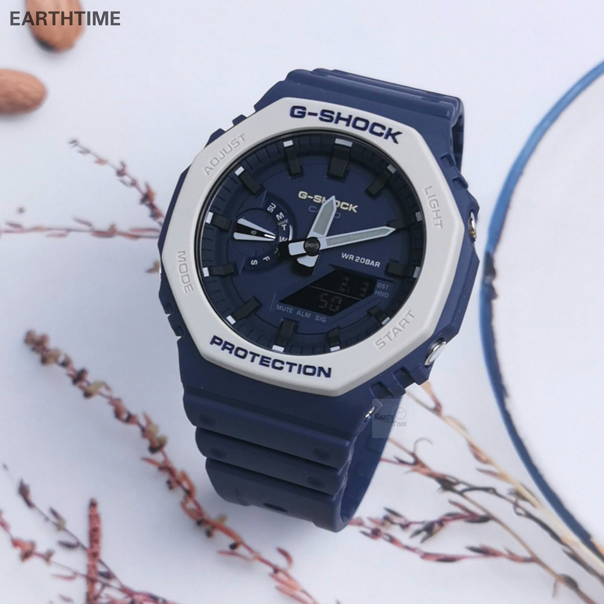 RELOJ G-SHOCK OCTAGONAL AZUL G-S-138