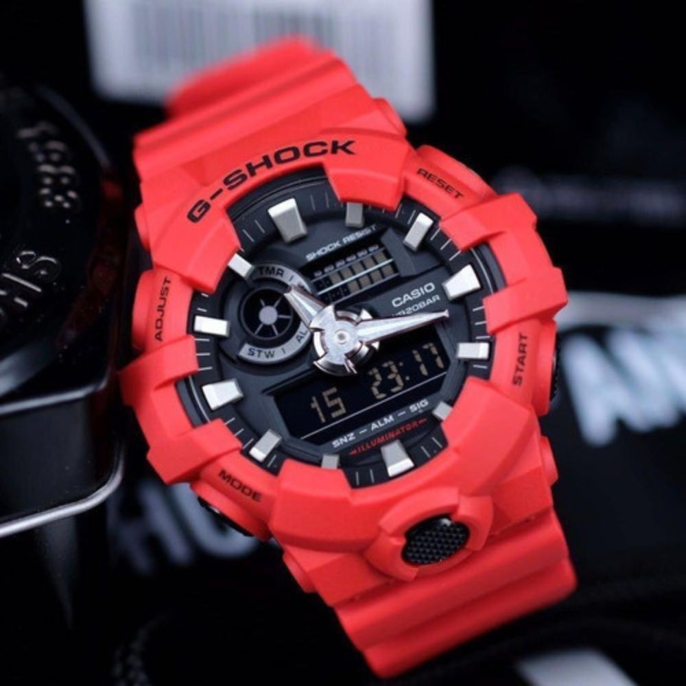 RELOJ G-SHOCK PREMIUM ROJO G-S-128