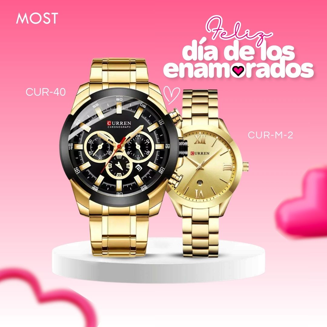 Relojes para Pareja: Curren CUR-40 y CUR-M-2