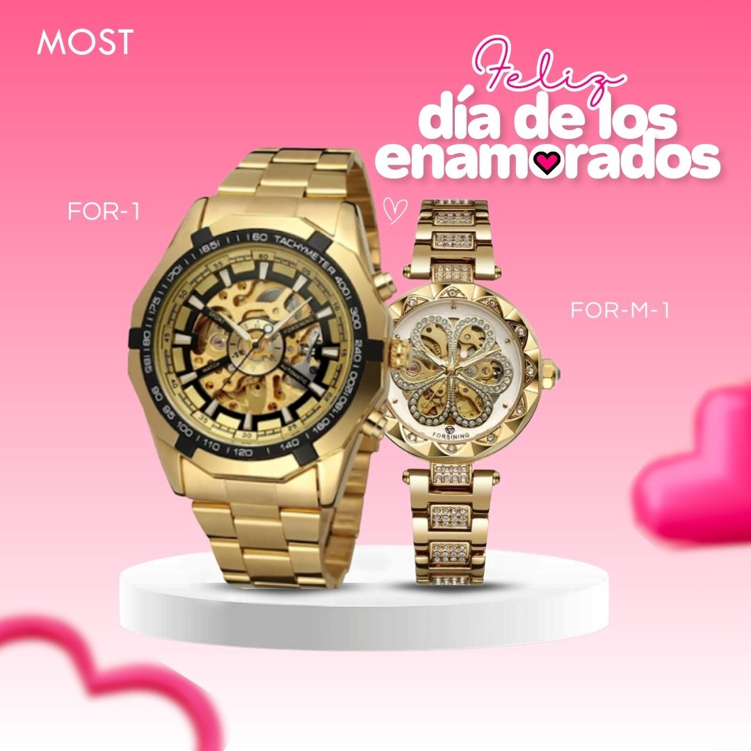Relojes para Pareja: Forsining FOR-1 y FOR-M-1