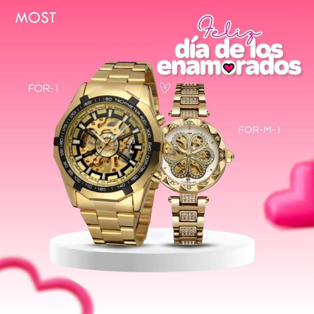Relojes para Pareja: Forsining FOR-1 y FOR-M-1