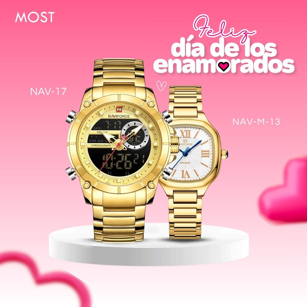 Relojes para Pareja: Naviforce NAV-17 y NAV-M-13
