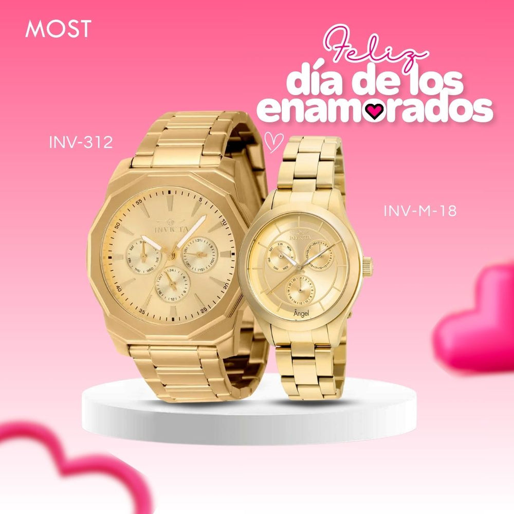 Relojes para Pareja: Invicta Speedway 46855 y Angel 21694