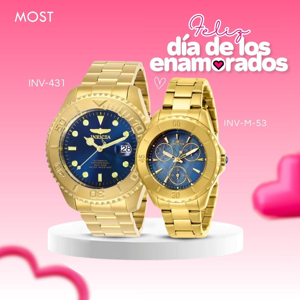 Relojes para Pareja: Invicta Pro Diver 28951 y Angel 29109