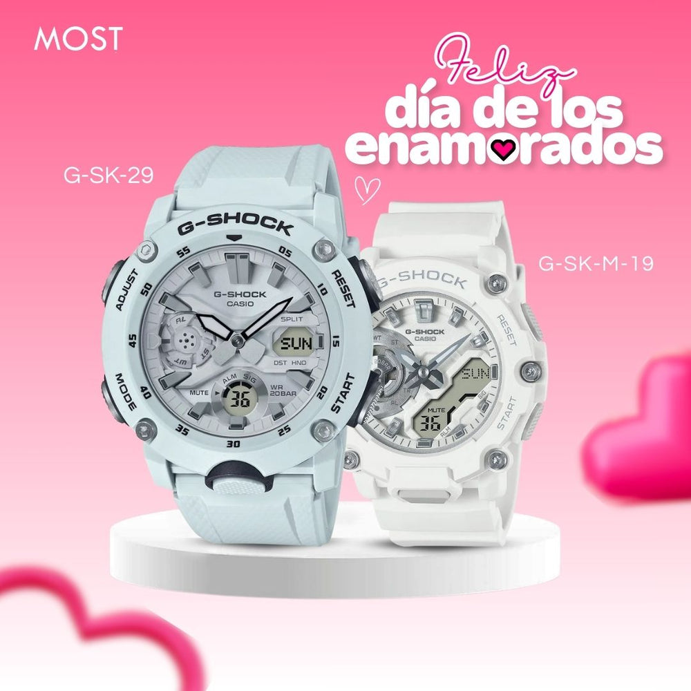 Relojes para Pareja: G-Shock GA-2000S-7A y GMA-S2200M-7A