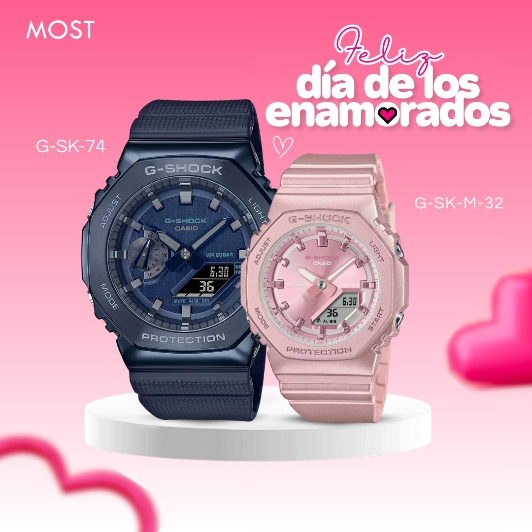 Relojes para Pareja: G-Shock GM-2100N-2A y GMAP-2100ST-4A