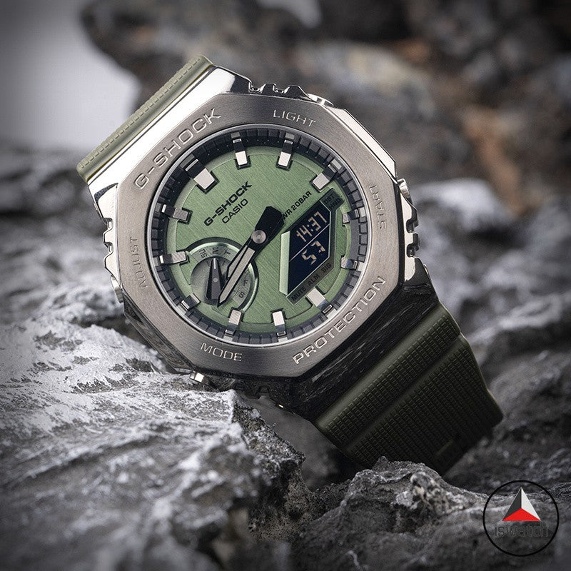 RELOJ G-SHOCK OCTAGONAL STEEL VERDE G-S-147