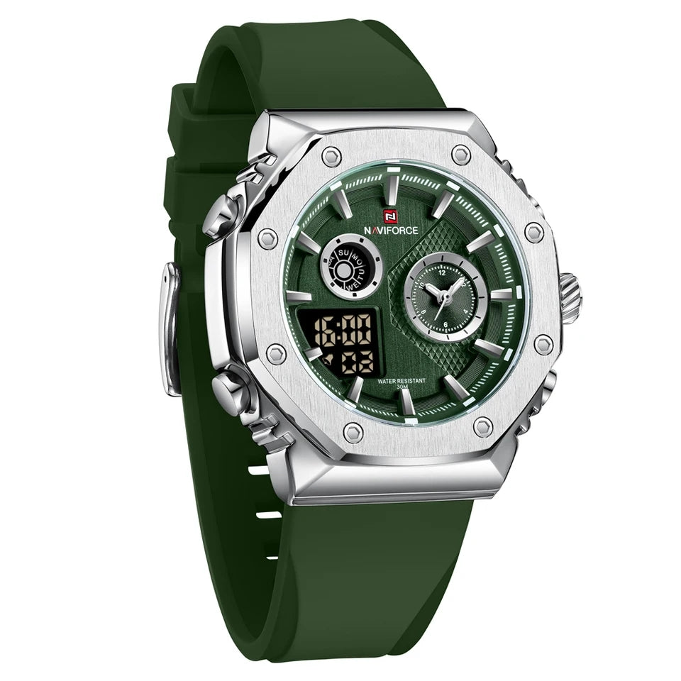 RELOJ NAVIFORCE OCTO SILICONA VERDE NAV-95