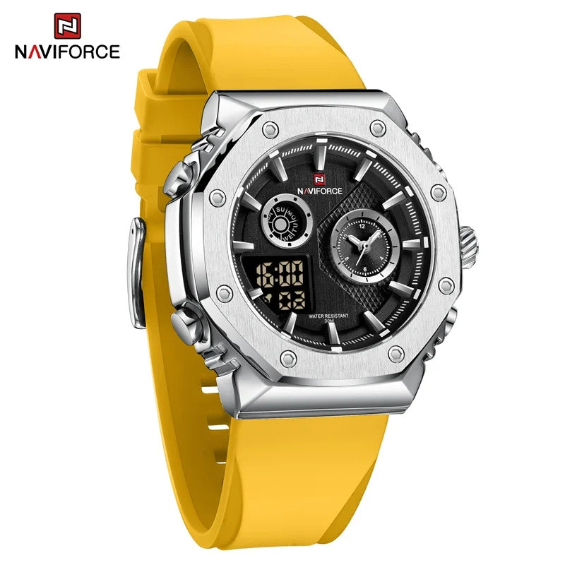 RELOJ NAVIFORCE OCTO SILICONA AMARILLO NAV-93