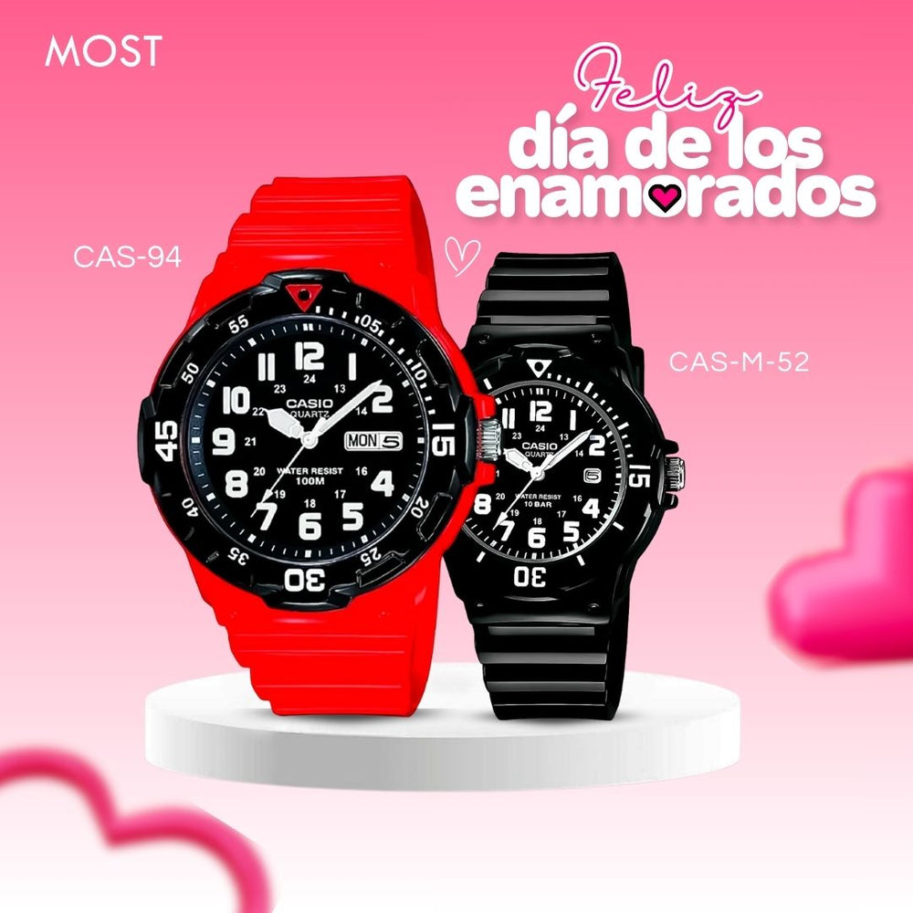 Relojes para Pareja: Casio MRW-200HC-4BVDF y LRW-200H-1BVDF