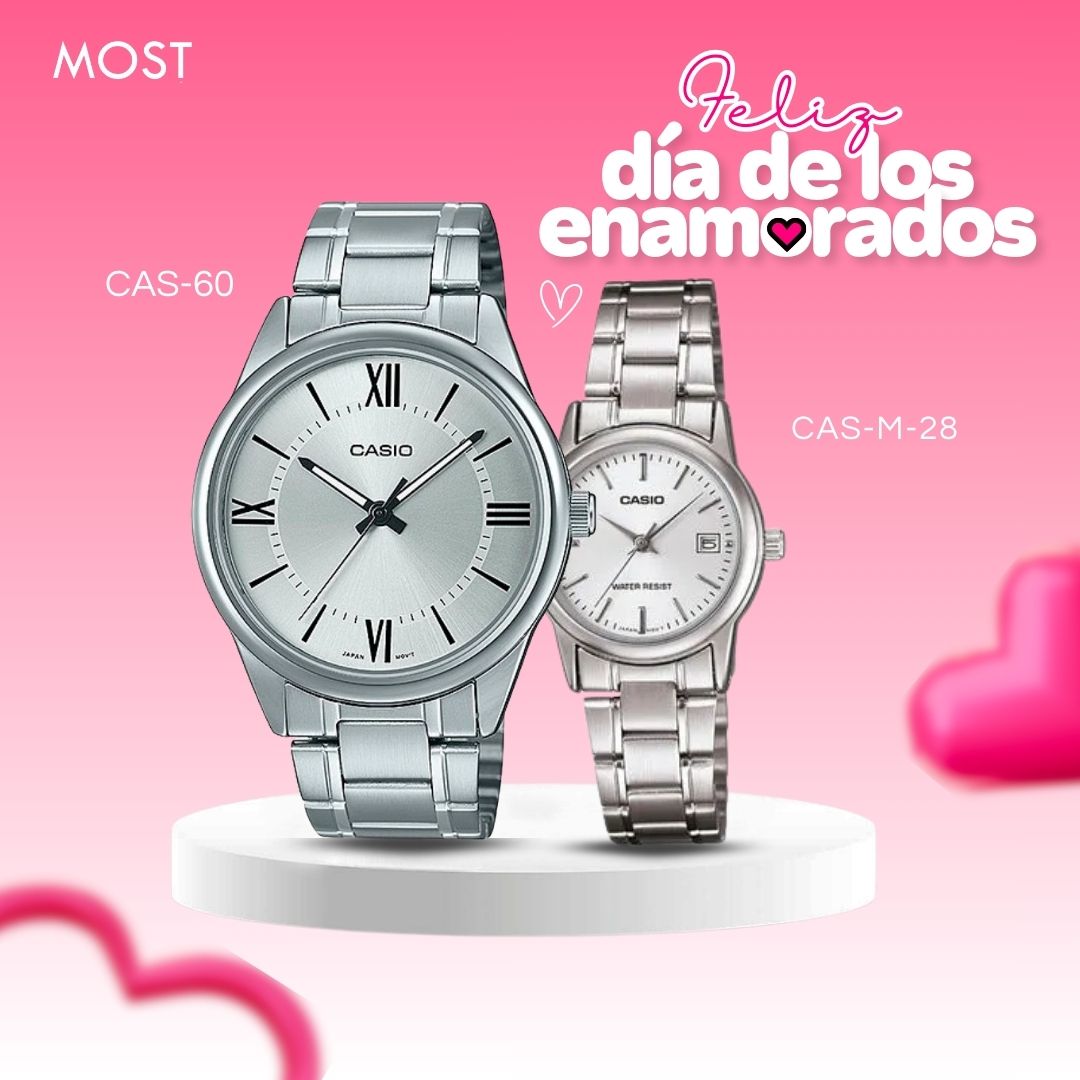 Relojes para Pareja: Casio MTP-V005D-7B5UDF y LTP-V002D-7A
