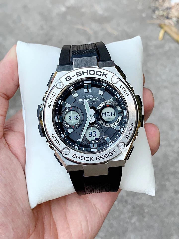 RELOJ G-SHOCK STEEL PLATEADO G-S-132