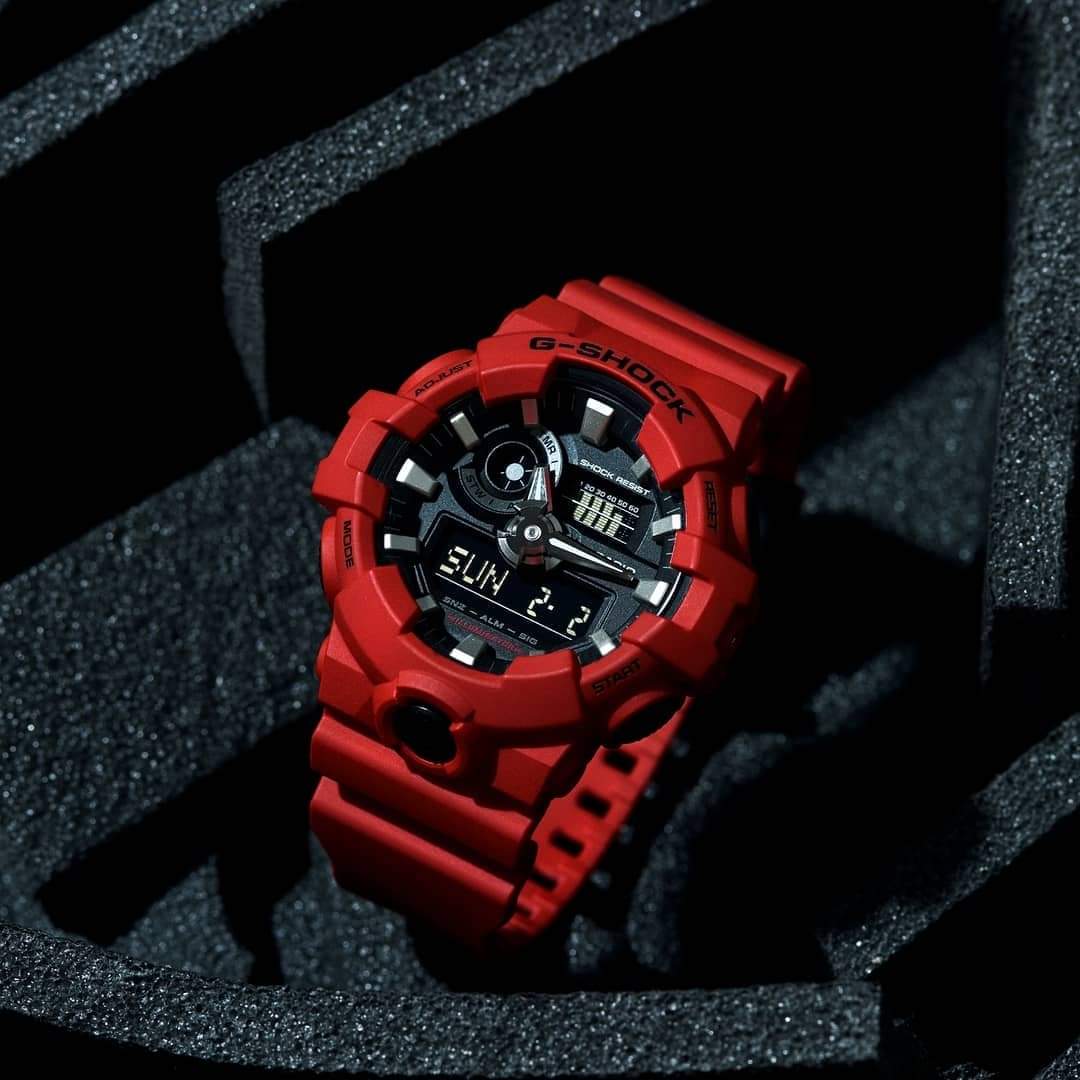 RELOJ G-SHOCK PREMIUM ROJO G-S-128