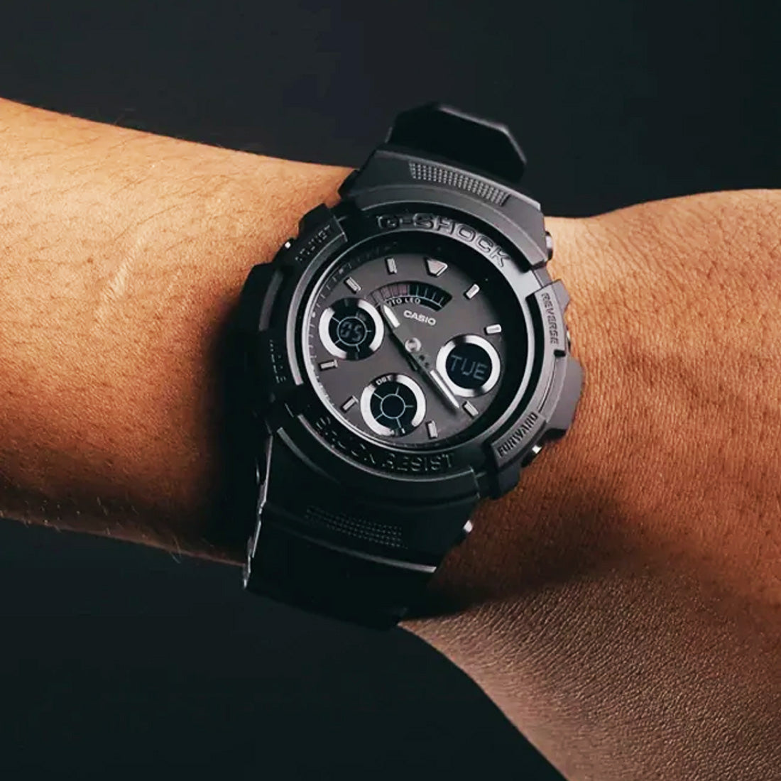 RELOJ G-SHOCK NEGRO AW-591BB-1ADR G-SK-64