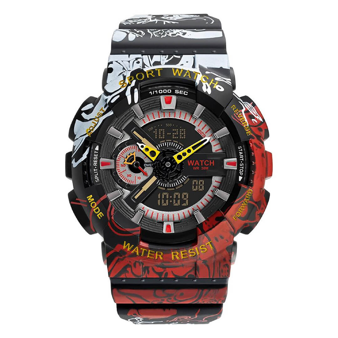 RELOJ SANDA SILICONA MULTICOLOR SAN-18