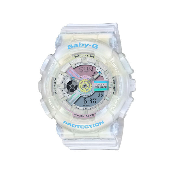 RELOJ BABY G BLANCOTRANSLÚCIDO MULTICOLOR B-G-22