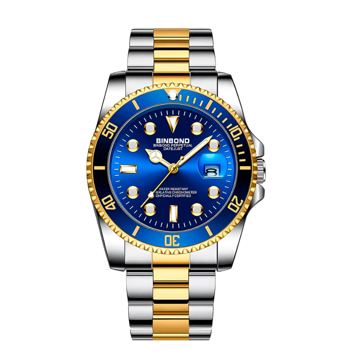 Reloj Binbond BIN-1 Hombre Acero Plateado