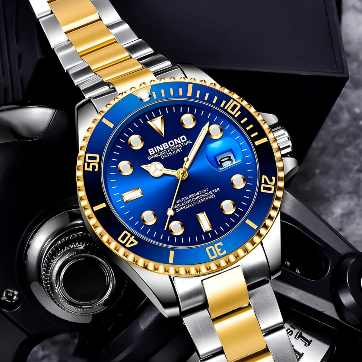 RELOJ BINBOND DE ACERO BIN-1