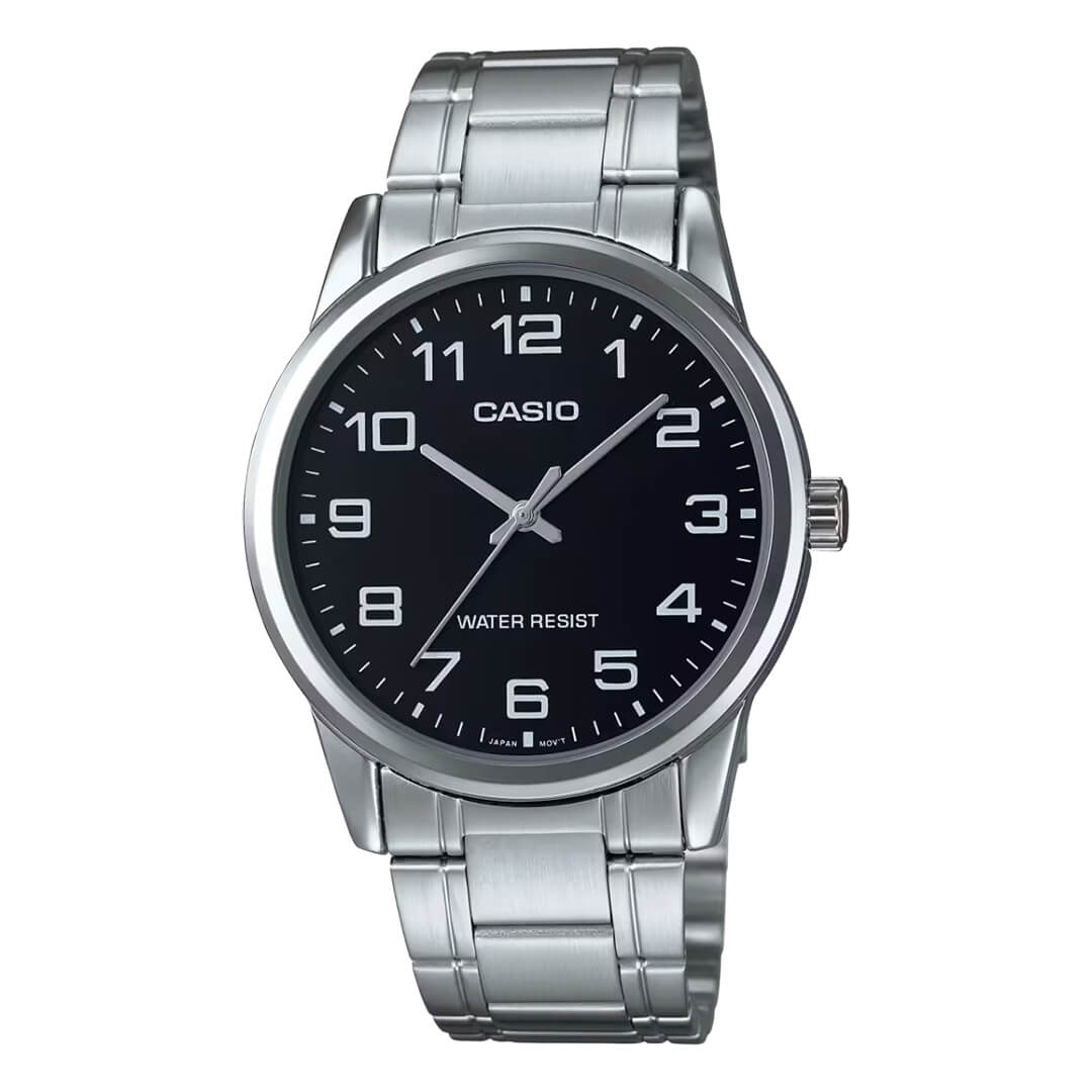 Reloj Casio MTP-V001D-1B Hombre Acero Plateado | CAS-114