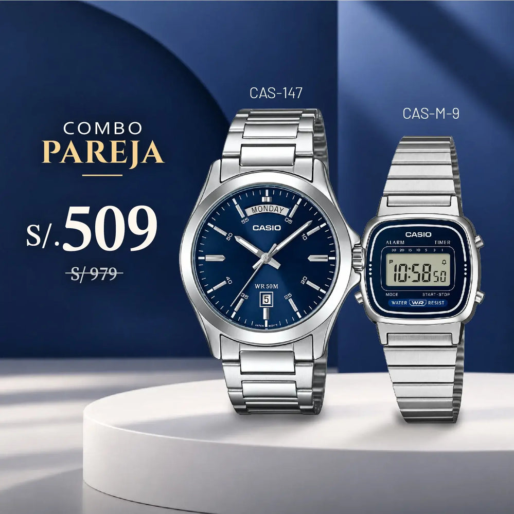 Relojes para Pareja: Casio MTP-1183A-7ADF y LA670WA-2DF