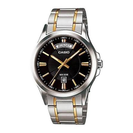 Reloj Casio MTP-1381G-1A Hombre Acero Negro