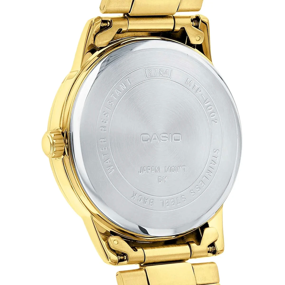 RELOJ CASIO DORADO-BLANCO MTP-V002G-7B2 CAS-48