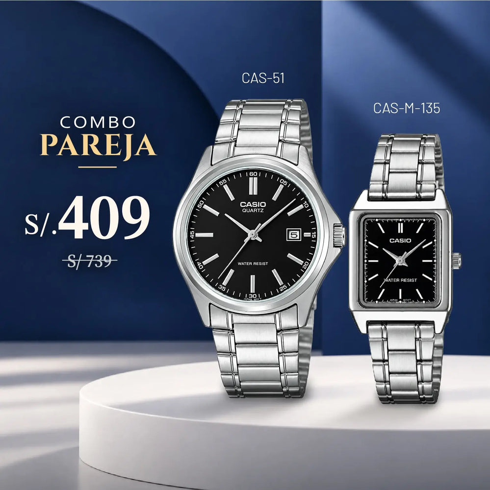 Relojes para Pareja: Casio MTP-1183A-1A y LTP-V007D-1E