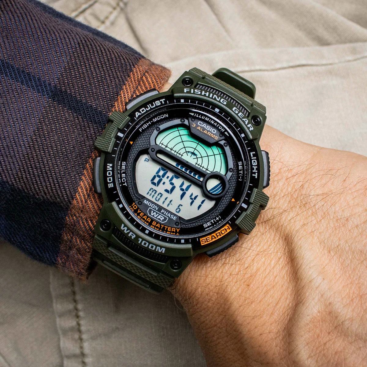 RELOJ CASIO VERDE WS-1200H-3AVCF CAS-57