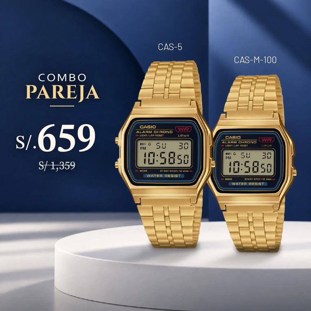 Relojes para Pareja: Casio A159WGEA-1 | PAR-5