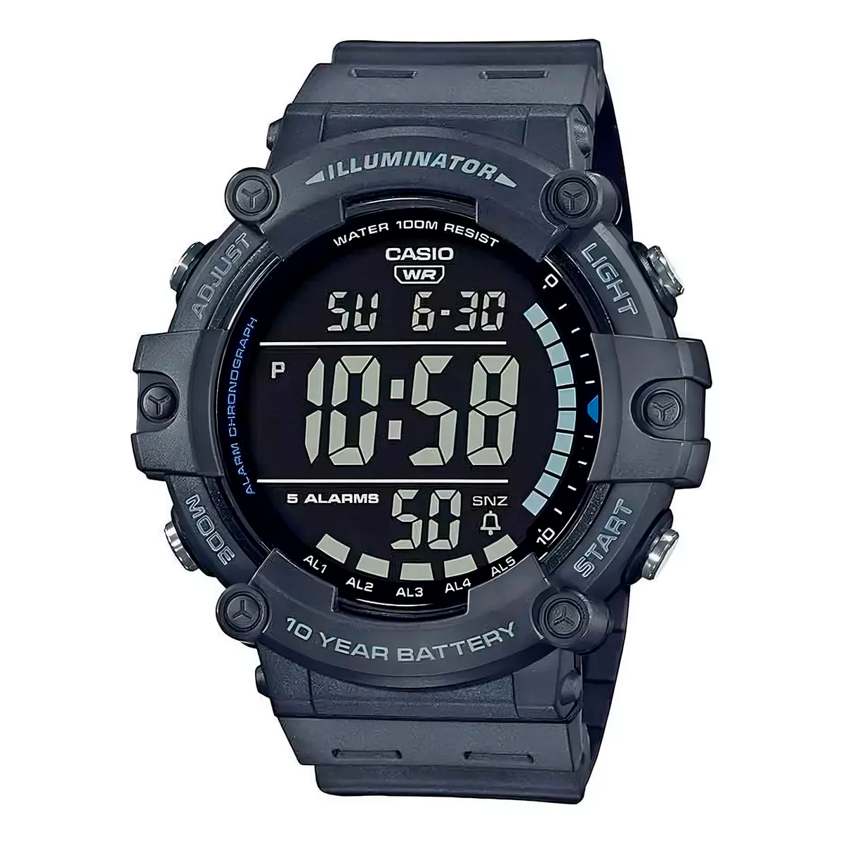 Reloj Casio AE-1500WH-8BV Hombre Resina Gris | CAS-77