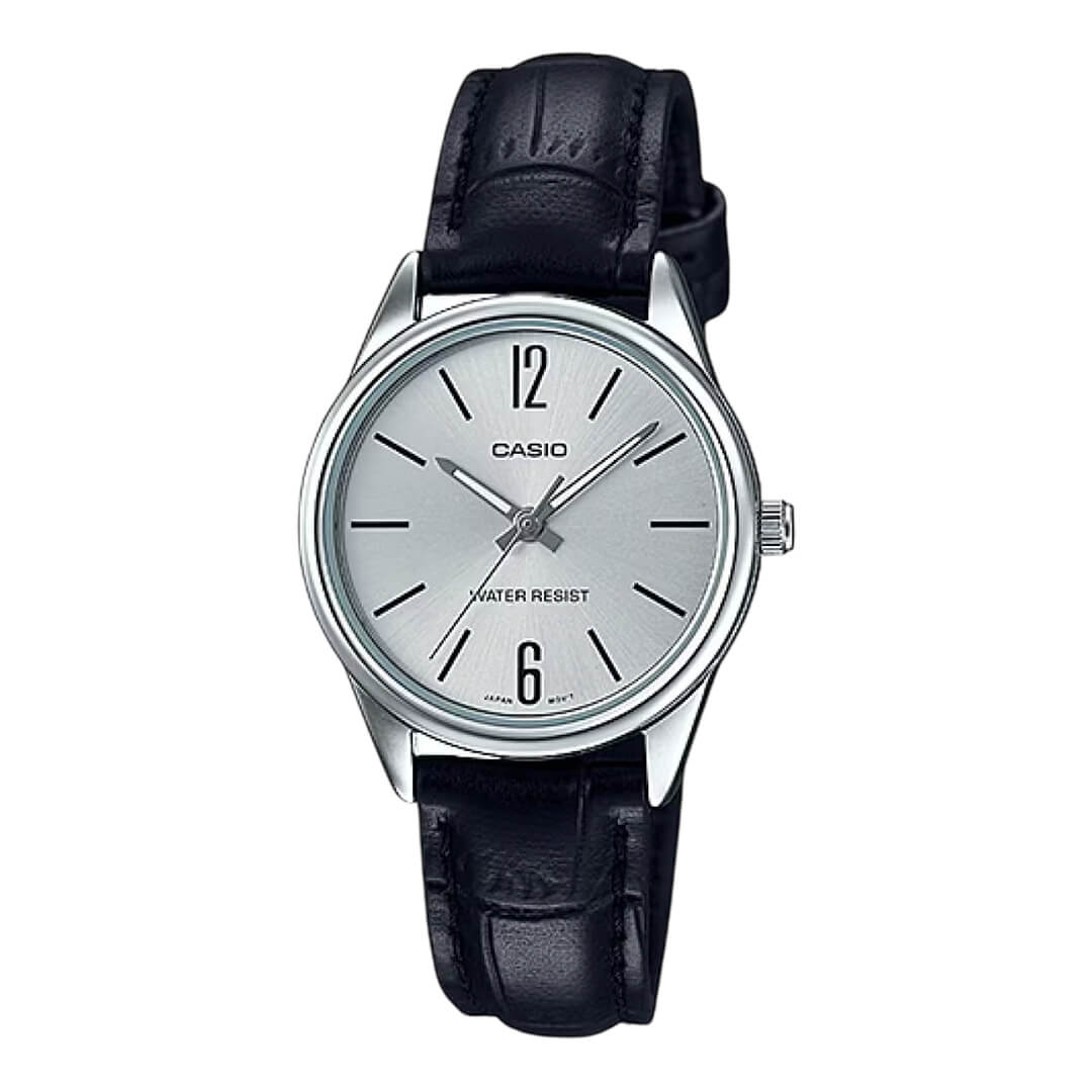 Reloj Casio LTP-V005L-7BU Mujer Cuero Negro