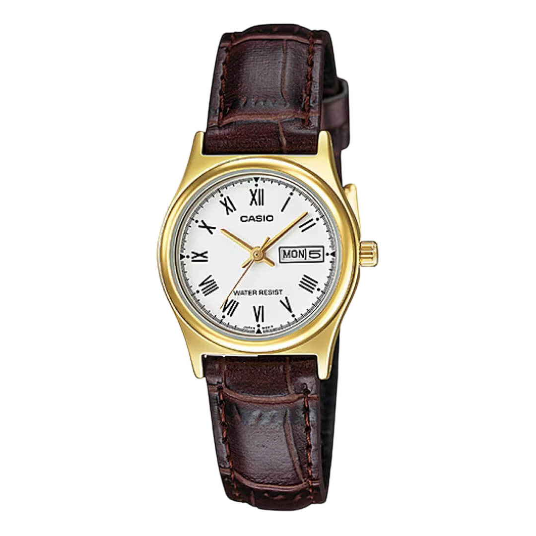 Reloj Casio LTP-V006GL-7B Mujer Cuero Marrón