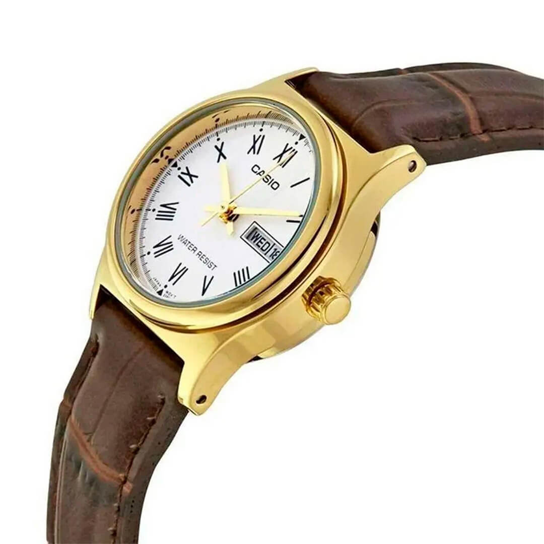 Reloj Casio LTP-V006GL-7B Mujer Cuero Marrón