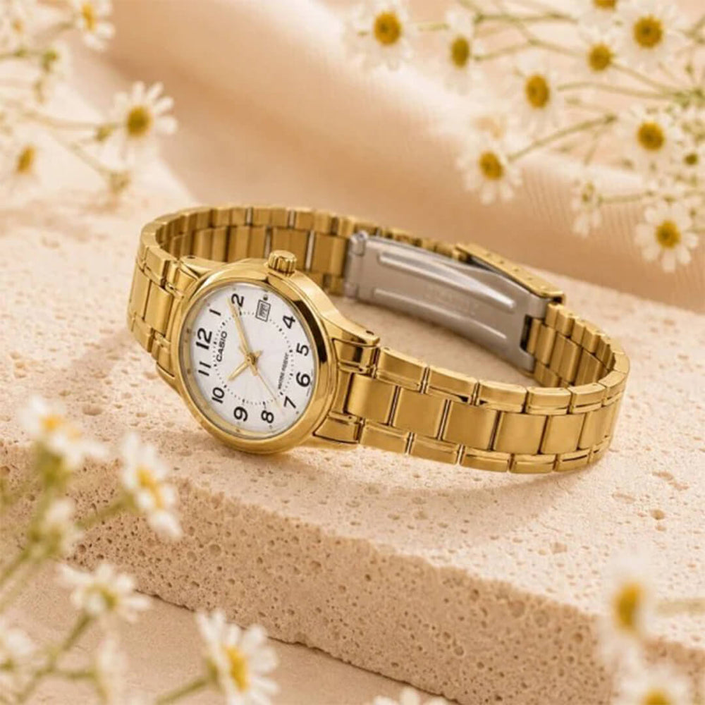Reloj Casio LTP-V002G-7BU Mujer Acero Dorado