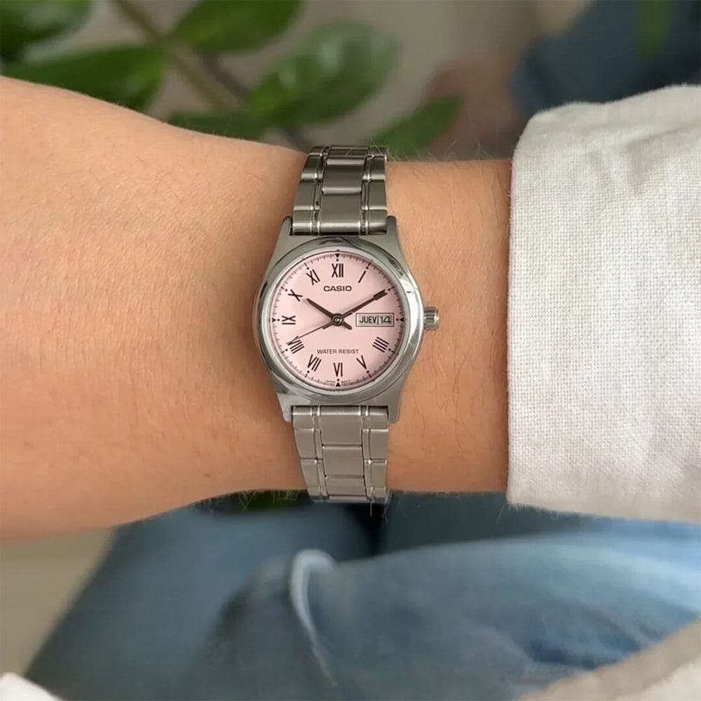 Reloj Casio LTP-V006D-4B Mujer Acero Plateado