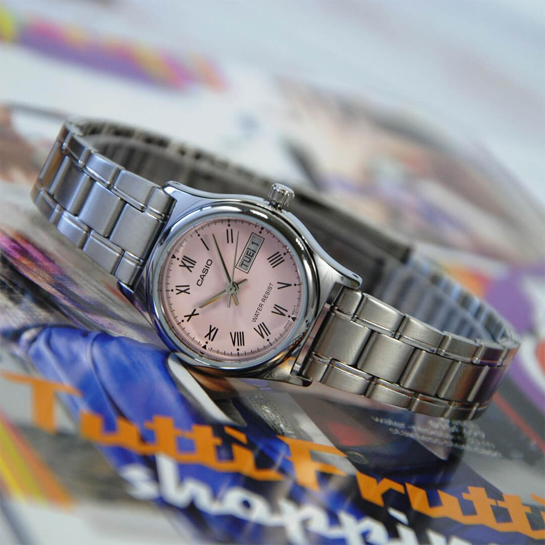 Reloj Casio LTP-V006D-4B Mujer Acero Plateado
