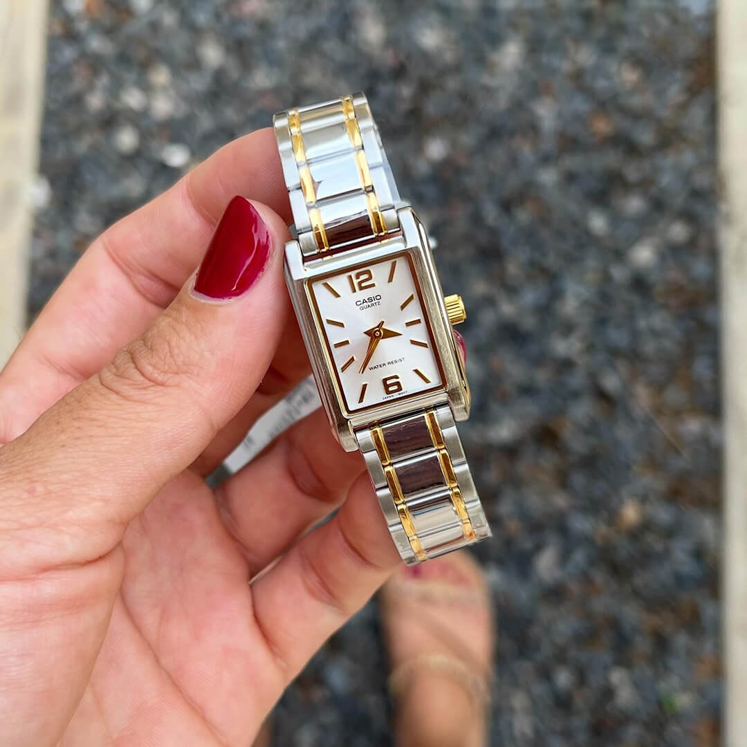 Reloj Casio LTP-1235SG-7A Mujer Acero Plateado