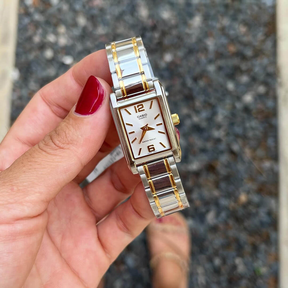 Reloj Casio LTP-1235SG-7A Mujer Acero Plateado