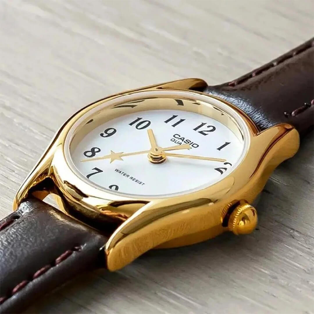 Reloj Casio LTP-1094Q-7B5R Mujer Cuero Marrón