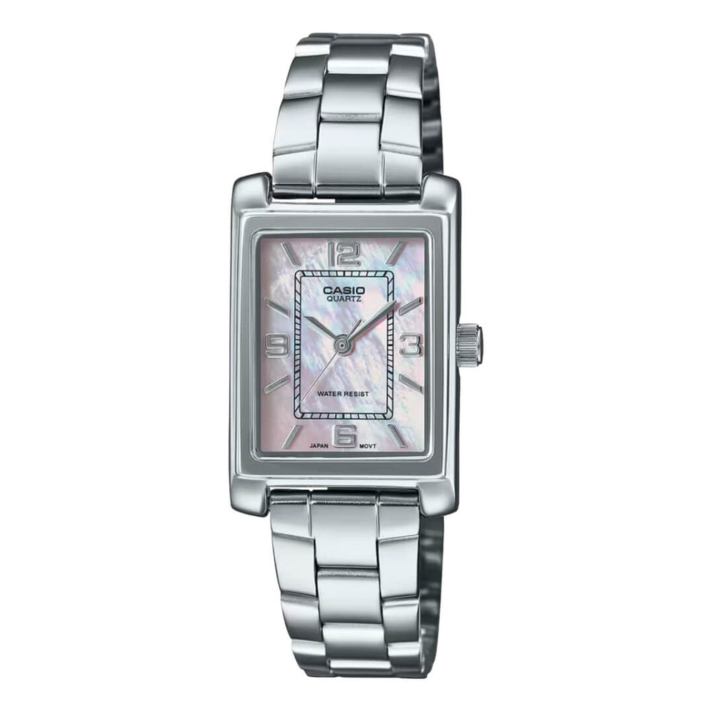 Reloj Casio LTP-1234DS-4A Mujer Acero Plateado