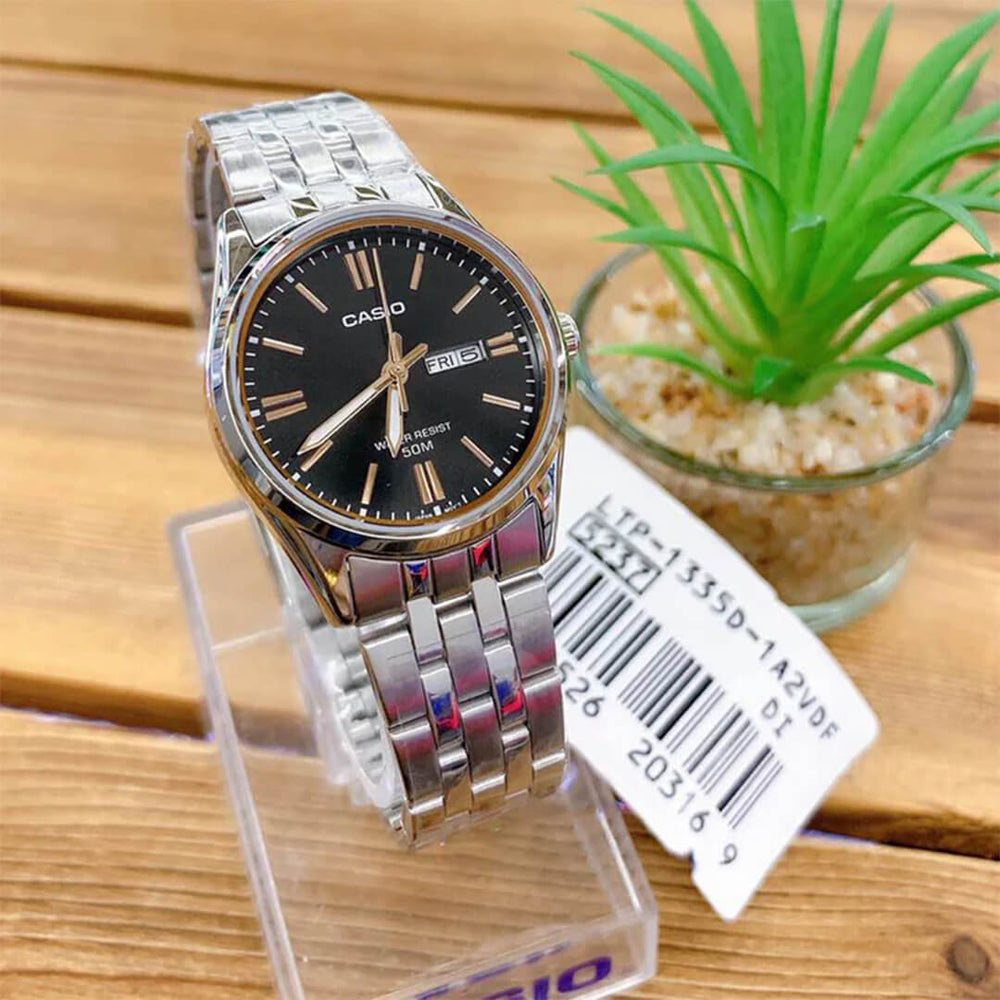 Reloj Casio LTP-1335D-1A2 Mujer Acero Plateado