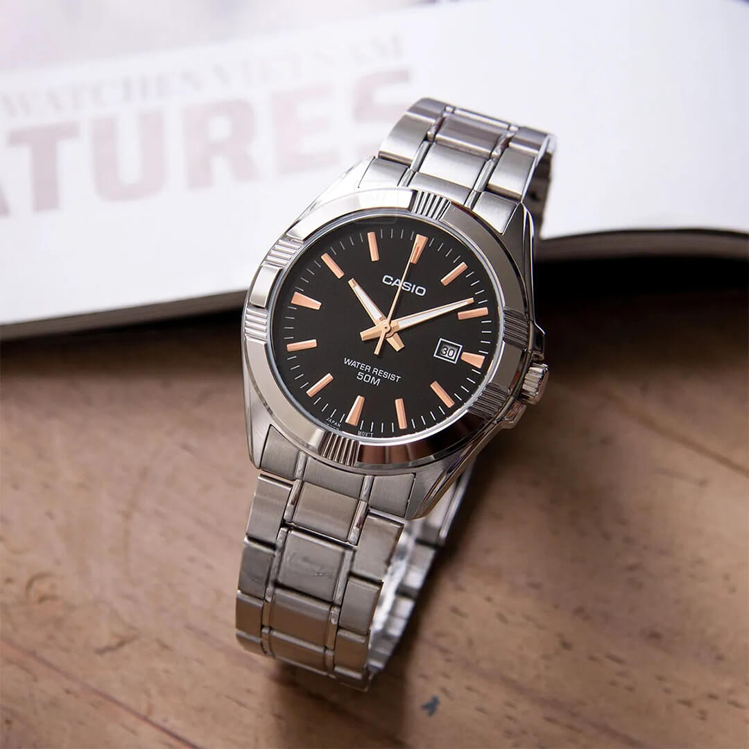 Reloj Casio LTP-1308D-1A2 Mujer Acero Plateado