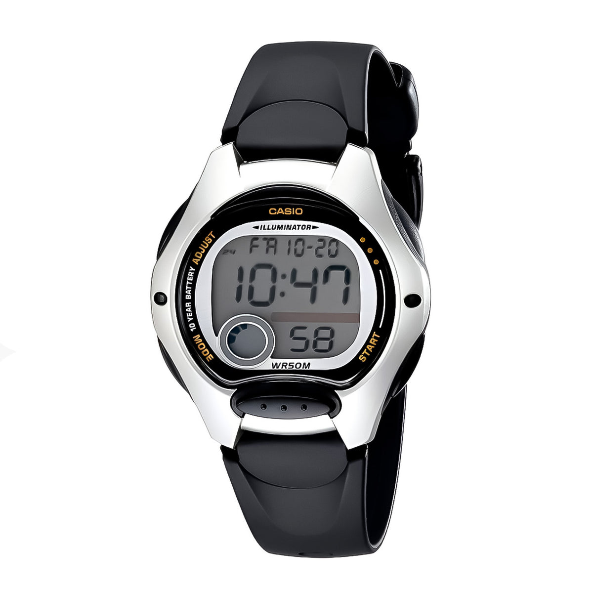Reloj Casio LW-200-1AV Mujer Resina Negro | CAS-M-21
