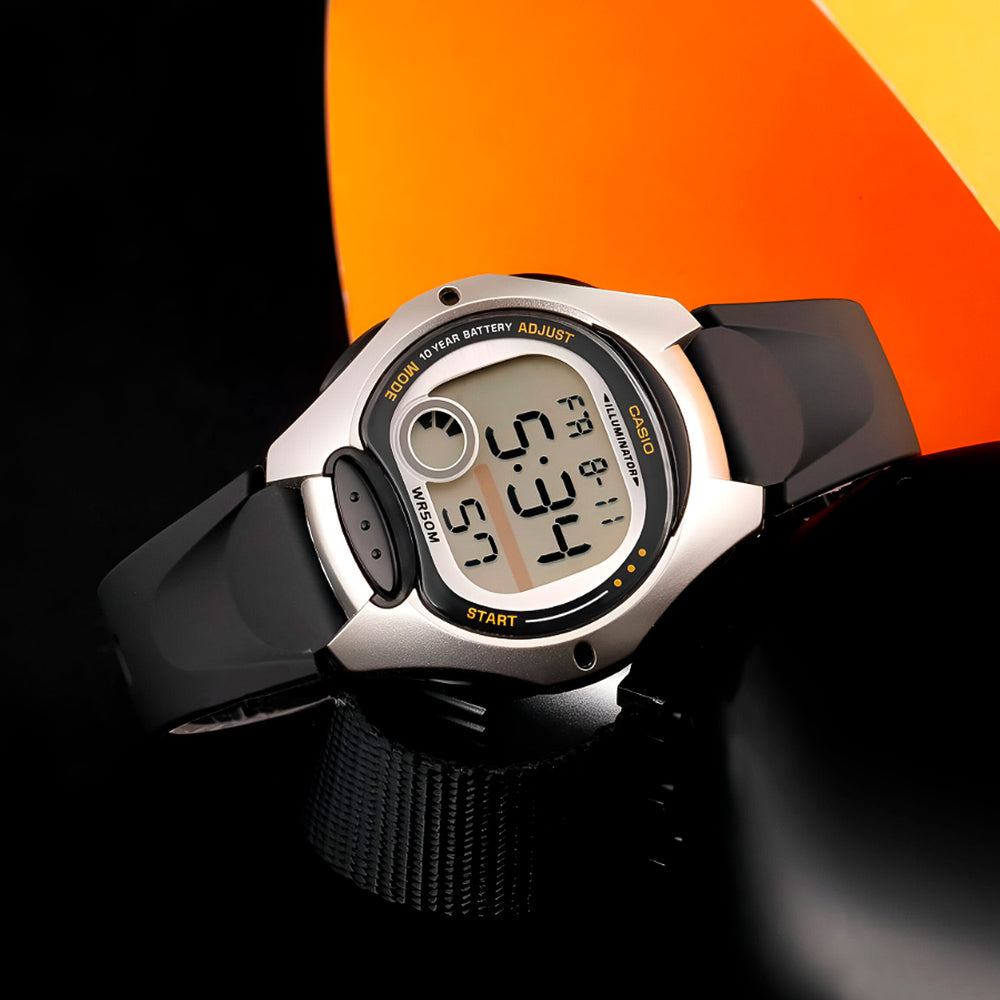 Reloj Casio LW-200-1AV Mujer Resina Negro | CAS-M-21