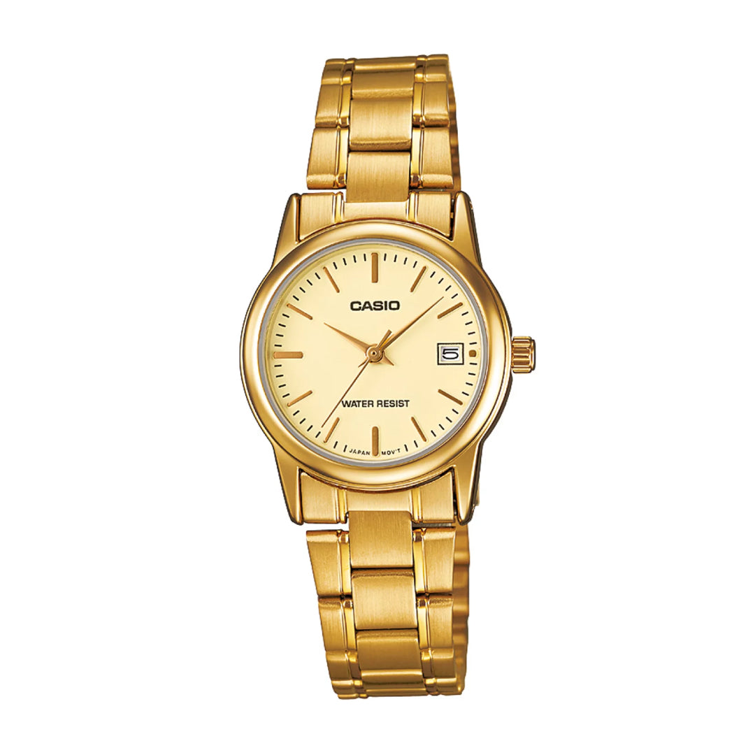 RELOJ CASIO DORADO LTP-V002G-9A CAS-M-30