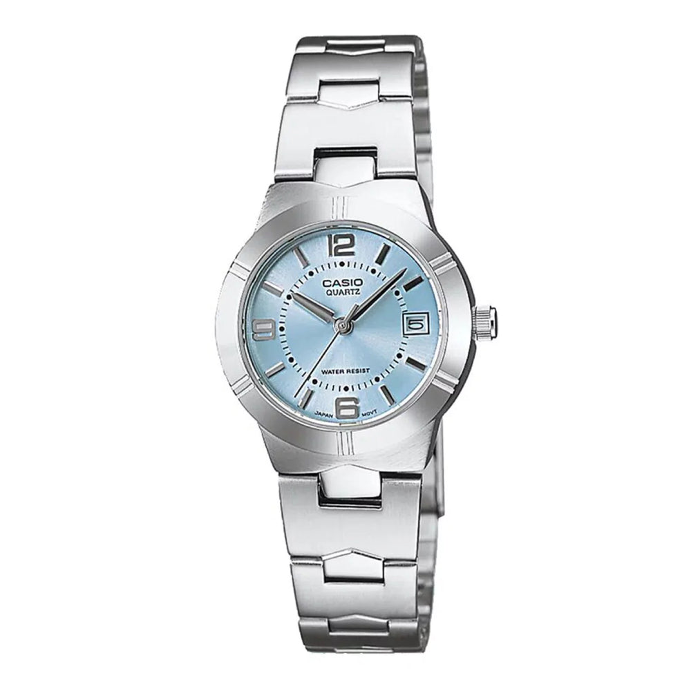 Reloj Casio LTP-1241D-2A Mujer Acero Plateado