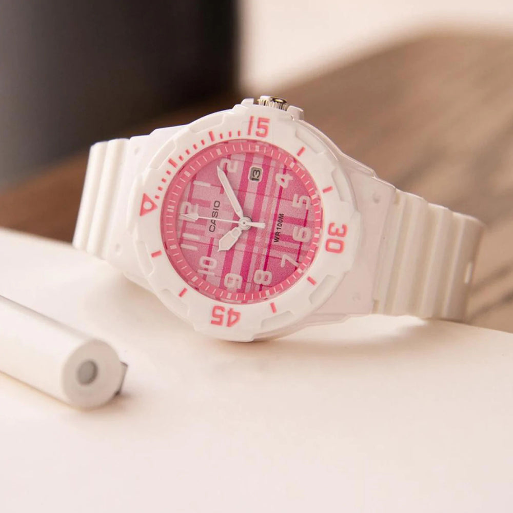 Reloj Casio LRW-200H-4CVDF Mujer Resina Blanco | CAS-M-49