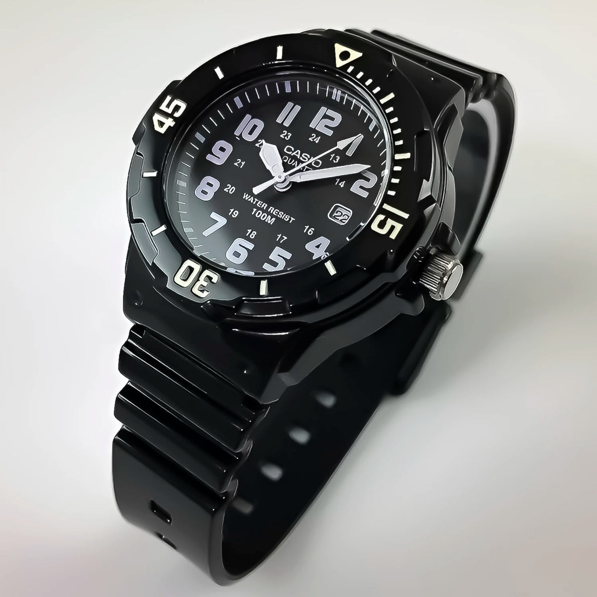 Reloj Casio LRW-200H-1BVDF Mujer Resina Negro | CAS-M-52
